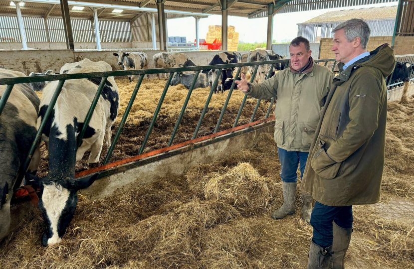 Rupert visits local farmers in Piddington