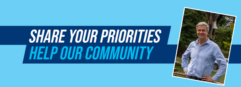 Share you priorities. Help our community.